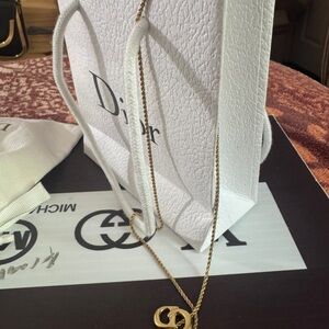 Christian Dior necklace pro-owned  with gift bag and dust bag  beautiful